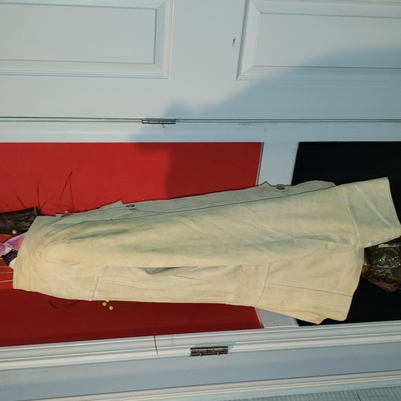 FF 💘🖤💘 VAKKO GOAT SUEDE LEATHER SPORTS BLAZER JACKET COAT - Picture 7 of 11